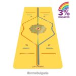 4L8HJJ16 Liforme постелка за йога Rainbow Hope жълто/дъга постелки за йога