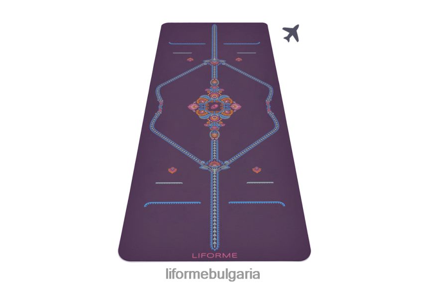 4l8hjj49_liforme_d0b2d0bdd0b8d0bcd0b0d182d0b5d0bbd0bdd0b0_d0bfd0bed181d182d0b5d0bbd0bad0b0_d0b7d0b0_d0b9d0bed0b3d0b0_d0b7d0b0_d.jpg 4L8HJJ49 Liforme внимателна постелка за йога за пътуване в градината лилаво/флорално постелки за йога - Image 1