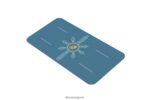 4L8HJJ83 Liforme подложка за йога cosmic moon син колекция - Image 3