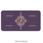 4L8HJJ85 Liforme внимателна градинска йога подложка лилаво/флорално колекция
