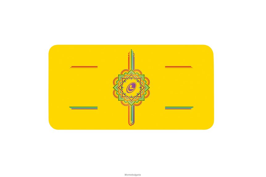 4L8HJJ87 Liforme подложка за йога Rainbow Hope жълто/дъга колекция - Image 7